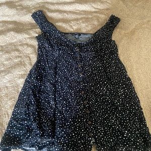 Polka dot mini dress